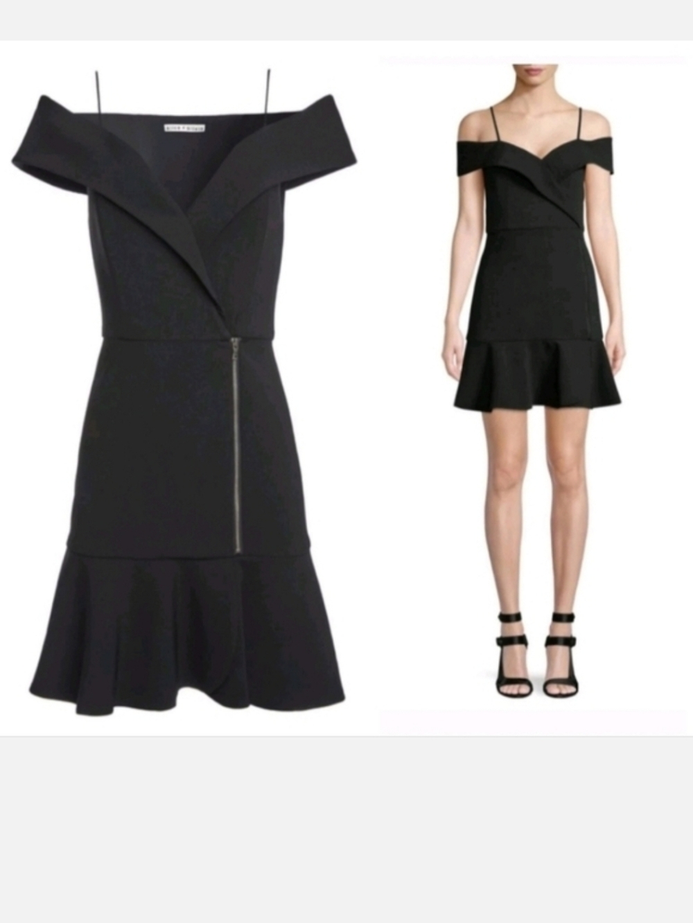 Alice + olivia dash off shoulder dress Size 4